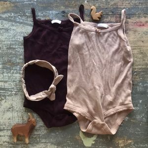 Jamie Kay bundle 2 bodysuits and headband